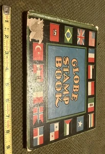Antique Globe Stamp Book 1931 w/ 25 Plus Stamps - Picture 1 of 9