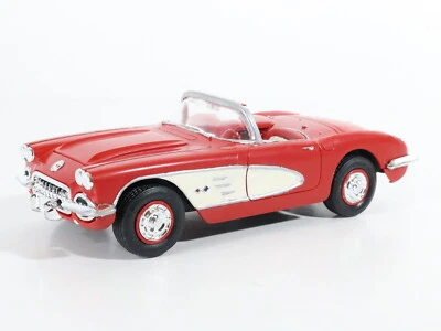 Chevrolet Corvette Plastic Red & White Built Kit AMT? 1:24 Model Car BUILT - Image 1 of 4