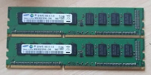 2x 1GB Samsung 1GB 1Rx8 PC3-10600E-09-10-D0 RAM DDR3 - Bild 1 von 1