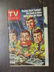 TV GUIDE MAGAZINE NOV DEC 1980 HOWARD COSELL MONDAY NIGHT FOOTBALL NO LABEL - Picture 1 of 2