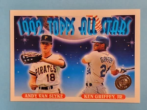 1993 Topps Rockies Inaugural Andy Van Slyke Ken Griffey Jr Mariners #405 ⚾ - Picture 1 of 2