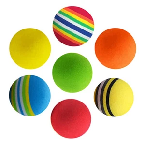 10PCS Practice Balls EVA Elastic Kids Balls for Indoor Outdoor Training (Random - Picture 1 of 11