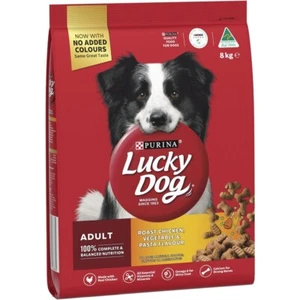Purina Lucky Dog Roast Chicken, Vegetables & Pasta Dry Dog Food 8kg - Picture 1 of 6