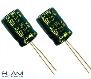 2x Condensateur électrolytique 6.3V 1000uF SANYO /2x Aluminium Radial Capacitor  - Bild 1 von 2