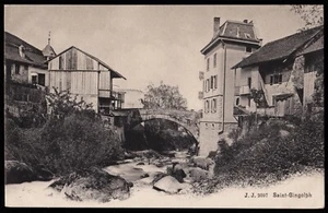 Saint Gingolph Switzerland Postcard - Picture 1 of 2