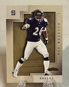 2001 Fleer Showcase #65 Rod Woodson Baltimore Ravens HOF S195 - Picture 1 of 2