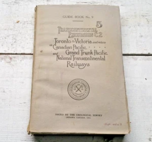 1913 Transcontinental Excursion C2 Toronto - Victoria Guide Book #9 Vintage Maps Gov - Bild 1 von 11