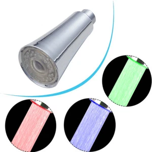 EUB LED 3 Color Agua Ducha Pulverización Cabezal Grifo Reemplazar Baño Grifo de cocina - Imagen 1 de 5