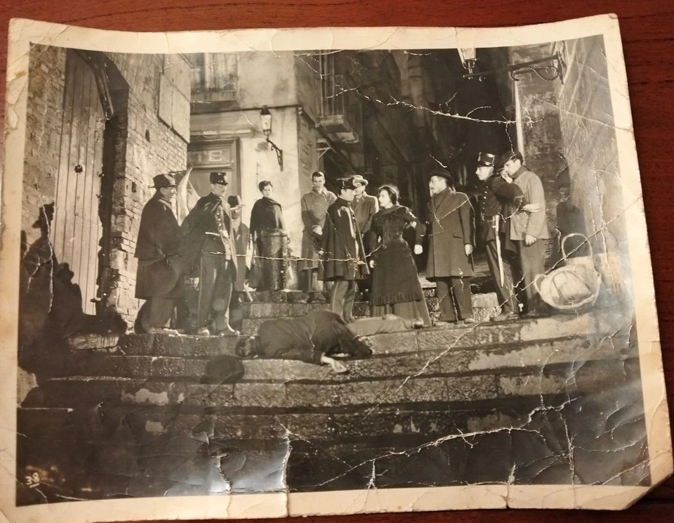 1948 FOTOGRAFIA SCENA FILM ASSUNTA SPINA CON ANNA MAGNANI SALVATORE DI GIACOMO - Immagine 1 di 1