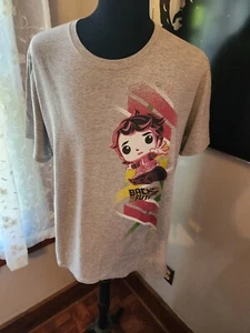 Funko Pop Camisetas BTTF Regreso al Futuro Marty Hoverboard Adulto XL Camiseta Gris - Imagen 1 de 2