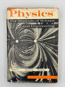 Physics for Students of Science and Engineering Part 1 by Resnick & Halliday HC - Picture 1 of 9