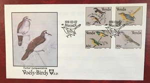 VENDA - 1991 BIRDS FIRST DAY COVER SG 215-218 - Picture 1 of 1