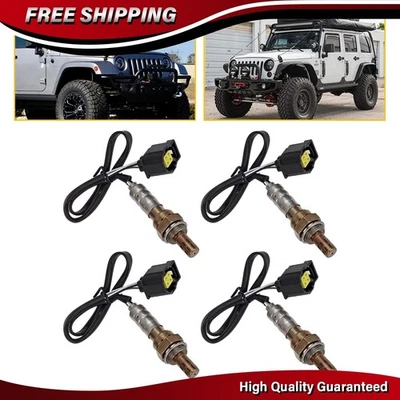 4X Oxygen Sensor Upstream Downstream For 2001-2018 Jeep Wrangler 3.6L 3.8L 4.0L - Image 1 of 4