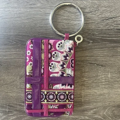 Vera Bradley Brazalete Muñequera Muy Bayas Cachemira Cremallera Superior Pulsera Mango Cartera  Foto 1 de 4