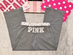 VS PINK X FRANKIES BIKINIS LIMITED EDITION COTTON BERRY SWEATPANTS HTF NWT XL - Picture 1 of 11