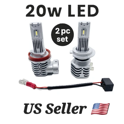 🌟Par de bombillas LED altas y bajas Pro 20W para Kawasaki Vulcan 2000 2004-2009⬆️Visibili Foto 1 de 4