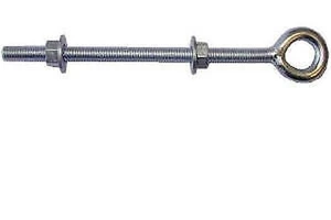 20 X Saldato Acciaio Zp Occhio Bulloni 200mm 20.3cm X 1cm con Dadi E ; 2 - Bild 1 von 1