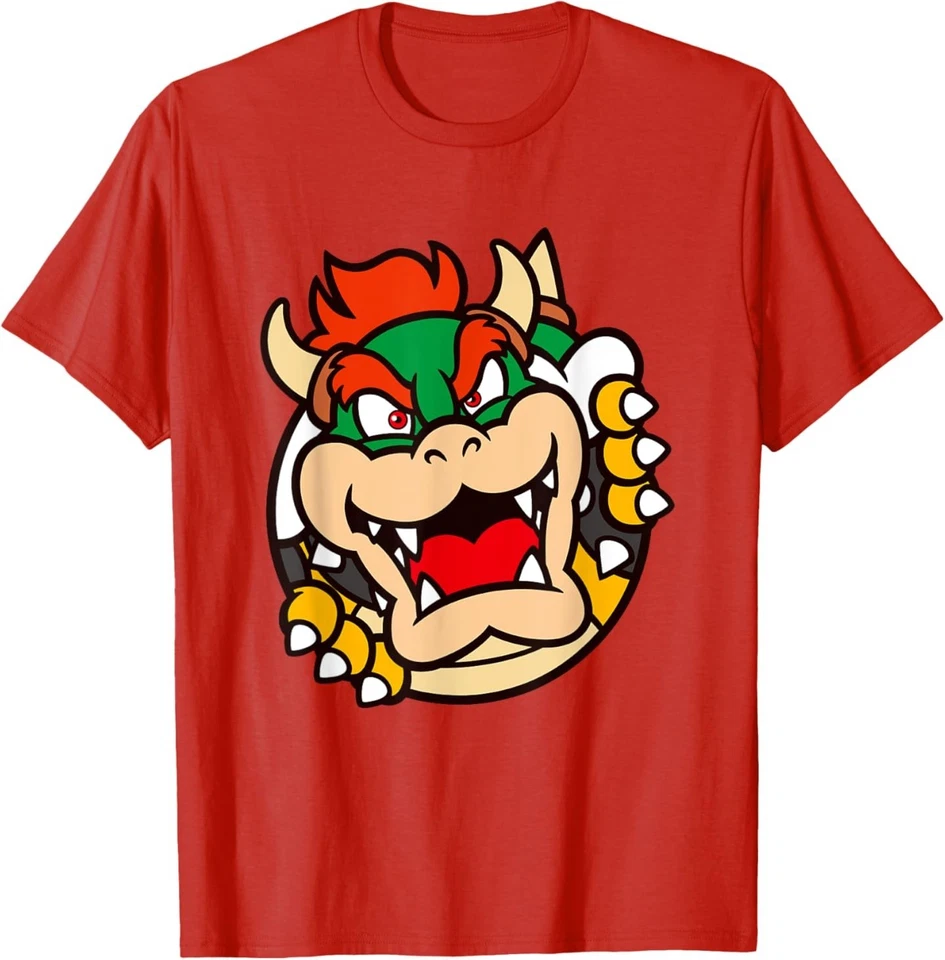 Camiseta retrato Super Mario Bros Bowser Big Koopa Breakout Foto 1 de 1