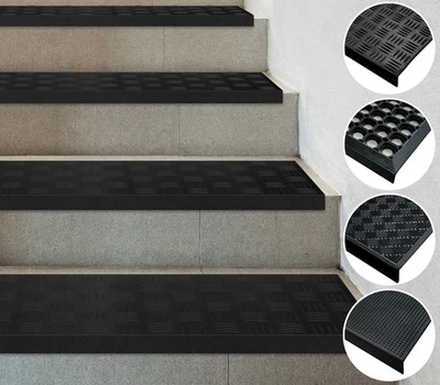 Gummi Stufenmatte Treppenmatte Gummimatte Antirutschmatte Treppe rutschfest - Bild 1 von 4