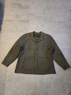 Filson Men's Cruiser Jacket, Green, Size XXXL, Snap Closure  READ - Image 1 of 4