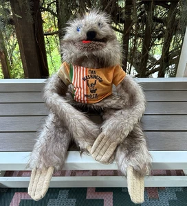 1979 Jacque's Puppets Grey Fuzzy Long Limbs I'm A Washington Who-Zit TShirt Odor - Bild 1 von 13