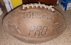 Vintage Wilson Official Pro Football Pro Pattern Hold Air - Bild 1 von 7