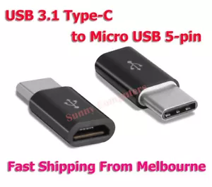 3x USB3.1 Type-C Male to Micro USB Female Converter USB-C Plug Connector Adapter - Bild 1 von 4