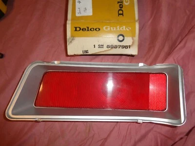 НОВЫЙ ИЗ СТАРЫХ ЗАПАСОВ DELCO GM 5957961 1966 BUICK SKYLARK ЗАДНИЙ ФОНАРЬ ОБЪЕКТИВ LH ОРИГИНАЛЬНЫЙ - Изображение 1 из 4