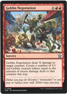 Goblin Negotiation - Foundations - Magic the Gathering (MTG) - Imagen 1 de 1