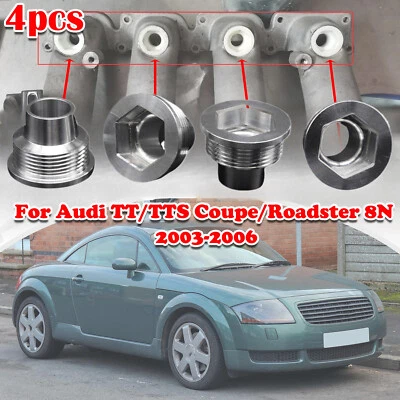 4X For Audi TT 2003-2006 Upgrade Aluminum Engine Fuel Injector Insert Cup Seat - image 1 of 4