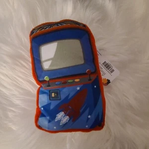 Videogioco arcade 7" peluche imbottito giocattolo retrò di fabbrica NUOVO - Foto 1 di 2