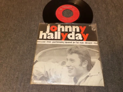 Philips 328 011 JF ed1 Johnny Hallyday: Excuse-Moi, Quand je L'ai. DUTCH-ONLY PS - Image 1 of 2