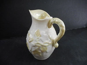 BLACK MARK BELLEEK MILK JUG MADE IN IRELAND - Picture 1 of 1