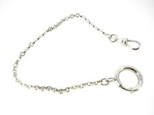 Sport Chain Anson Sterling Silver Cable links for pocket watch or key 7.5 inches