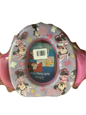 Disney Minnie Mouse 2 piezas entrenamiento para ir al baño - taburete, asiento para ir al baño suave Foto 1 de 3