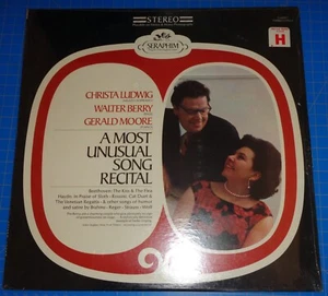 Christa Ludwig/Walter Berry A MOST UNUSUAL SONGS RECITAL Seraphim S-60087 SEALED - Picture 1 of 2