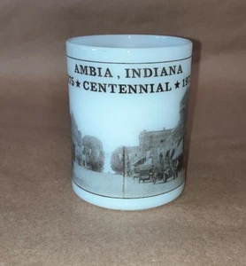 Taza de vidrio federal Ambia Indiana centenario - Imagen 1 de 9