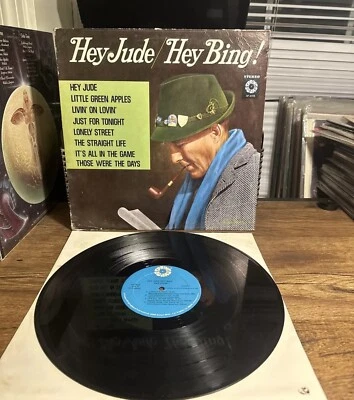 BING CROSBY - Hey Jude / Hey Bing! (SPB-4008) - 12" Vinyl Record LP - - Image 1 of 3