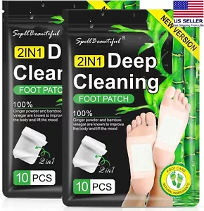 10/30PCS Detox Foot Patches Body Toxins Slimming Deep Cleansing Herbal Feet Pads - Picture 1 of 8