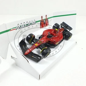 1/43 Coche car Fórmula 1 Ferrari F1-75 #55 Carlos Sainz 2022 Burago - Imagen 1 de 6