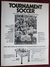 1977 Tournament Soccer FOOSBALL Print Ad ~ World Championship Foos Festival