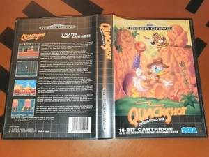 ## Quackshot Starring Donald Duck - Sega Mega Drive Game - Top/Complete ## - Picture 1 of 2