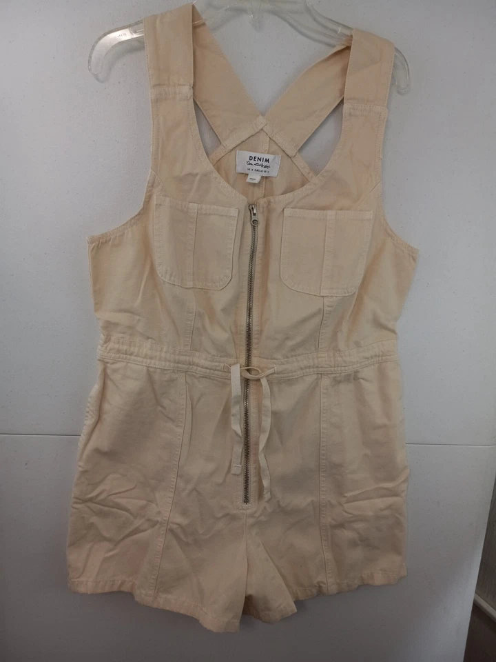Mameluco Miss Selfridge Denim Cremallera Frontal Para Mujer EE. UU. TALLA 10 NUEVO CON ETIQUETAS Foto 1 de 3