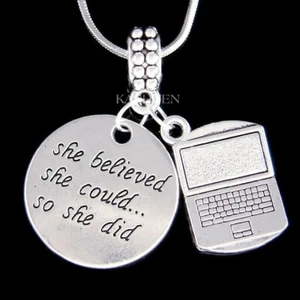 IT Computer Science Software Programmer Technology Graduation Gifts Necklace New - Picture 1 of 8