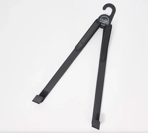 In the Kitchen with David Adjustable Hanging Cookbook Holder Black - Picture 1 of 1