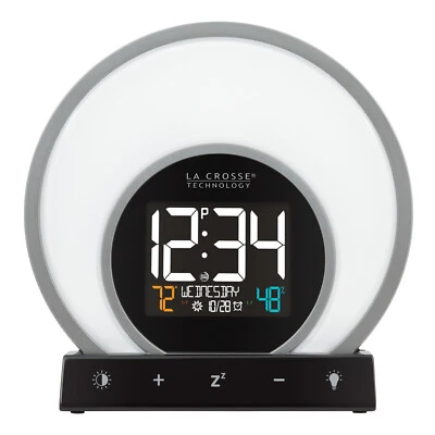 C79141 La Crosse Technology Soluna Mood Light Reloj Despertador Digital con Puerto USB Foto 1 de 4