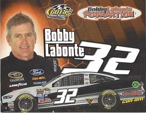 Postal Bobby Labonte 2016 ""Fundación Bobby Labonte"" #32 Nascar Sprint Cup - Imagen 1 de 1