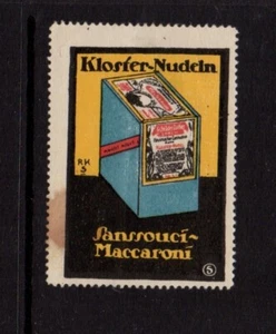 German Advertising Stamp - Convent Brand Noodles, Sanssouci Macaroni - Picture 1 of 1