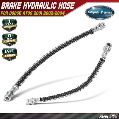 Manguera hidráulica de freno trasero para conductor y pasajero 2 piezas para Dodge Atos 2001 2002-2004 Foto 1 de 4
