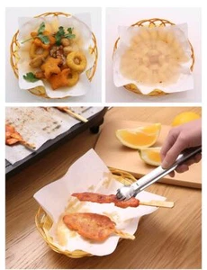Oil-Absorbing Paper For Fried Food and TempuraExtra Thick50 Sheet Pack19.7cm ... - Picture 1 of 6